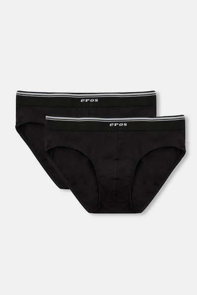 Eros Ανδρικό μαύρο slip 2 τεμαχίων
