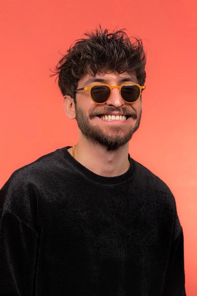Focus On Wilson Matte Mustard Sunglasses