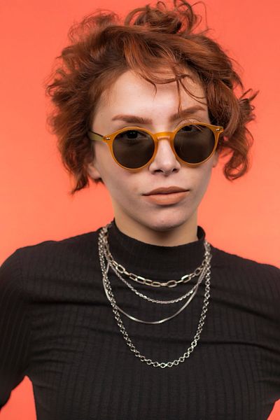 Focus On Hardy Matte Mustard Sunglasses