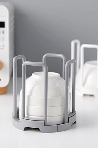 Buffer Multifunctional Practical Dishwashing Brush Plate Cup Bowl Stand Kitchen Organizer