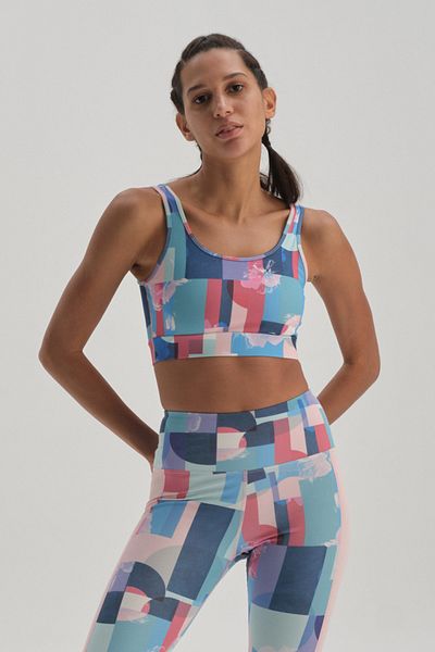 Dagi Marineblauer gemusterter BH