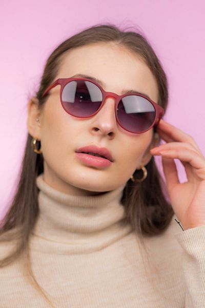 Focus On Oscar Matte Red Sunglasses