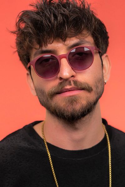 Focus On Oscar Matte Red Sunglasses