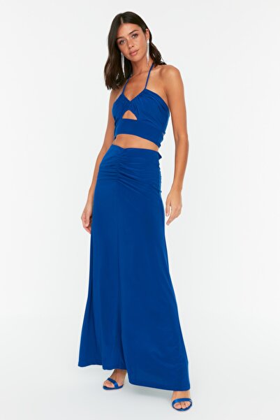 Trendyol Collection Saks Drape részletes alsó-felső készlet Saks TPRSS22AU0362