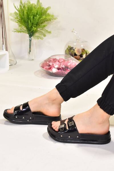 MULEX Crna Anatomski Ženska Papuče