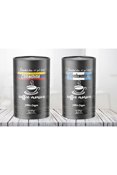 Coffee Monica Origin  Colombia Medellin & Guatemala Antigua  Öğütülmüş Filtre Kahve 2*250 gr