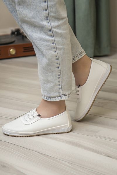 Ewen Tomm Orthopedic Daily Soft Women's Skin Drawstring Ballerina Shoes