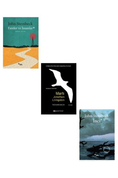 Sel Yayıncılık Fareler Ve Insanlar + Martı + Inci Set 3 Kitap