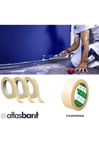 İzmir Fırça 18 mm Masking Paint Tape (1 Piece) Paper Tape