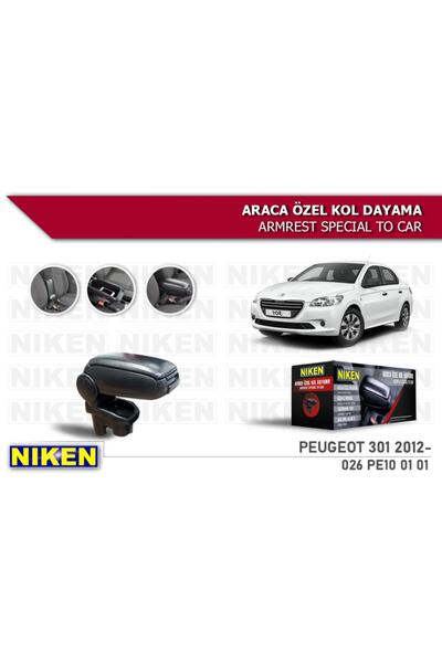 Peugeot 301 2012- Araca Özel Kol Dayama Siyah
