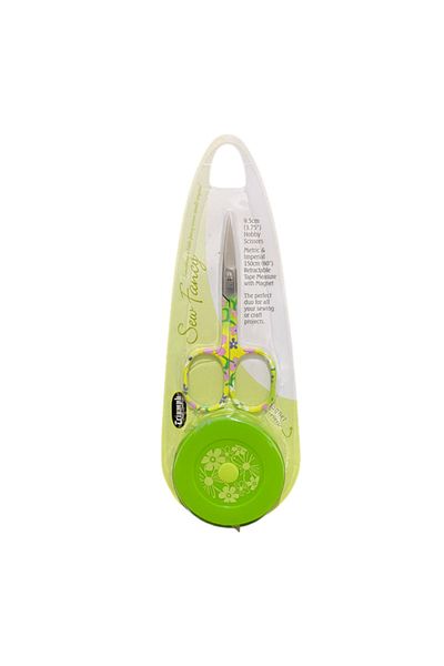 Kartopu Green Scissors and Tape Measure Set