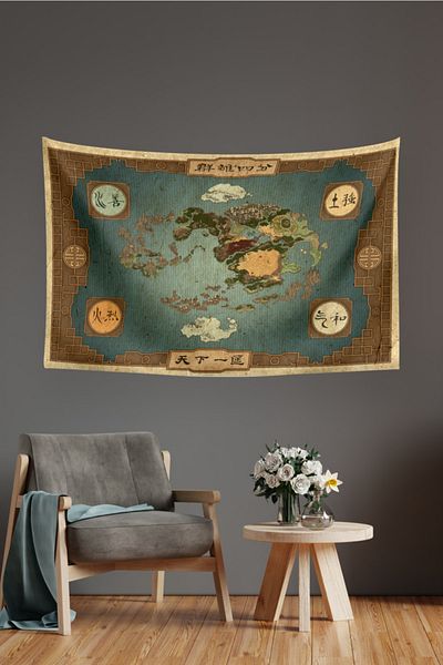 Vagonik Avatar Son Airbender Wall Cover Carpet 140x100 cm-70x100 cm