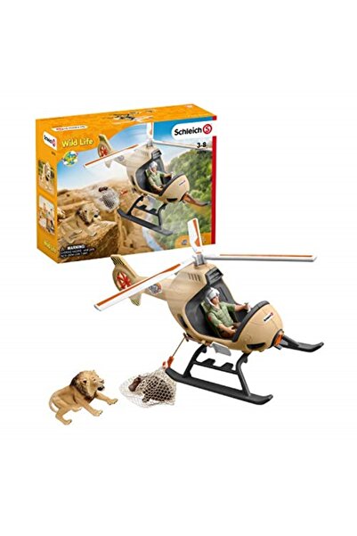SCHLEICH 42476 Kurtarma Helikopteri Oyuncak Figürü, Çok Renkli