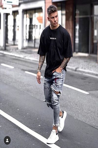 Buğraterzimoda Μαύρο μπλουζάκι Brooklyn Oversize
