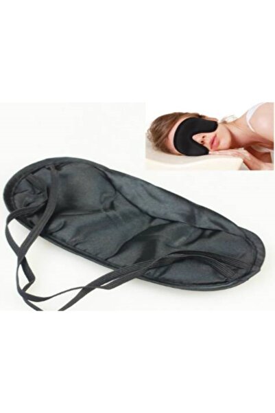 Yetkin Home قناع نوم أسود مضاد للضوء، قناع ناعم للعينين لنوم مريح