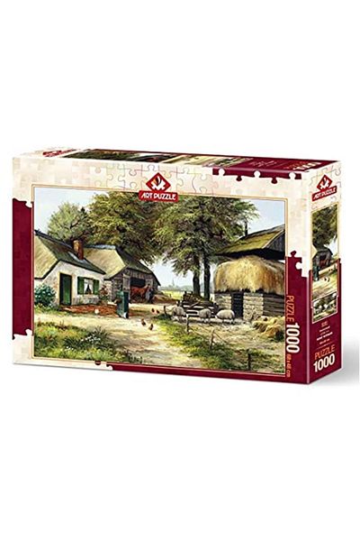Art Puzzle Farmhouse Boxed Puzzle/Puzzle 1000 Pieces (Real Painting Taste)