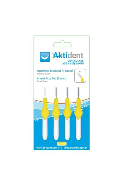 Aktident Yellow 0.70mm Interface Brush Set