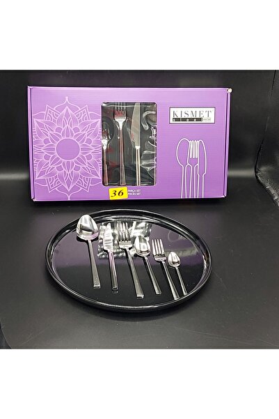 KISMET STEEL 36 Piece Spoon Fork-Stick Gift Dowry Set