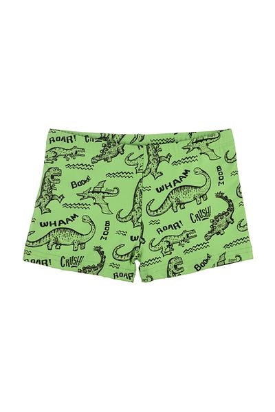 SLIPSTOP Μαγιό Green Boys' Trunk