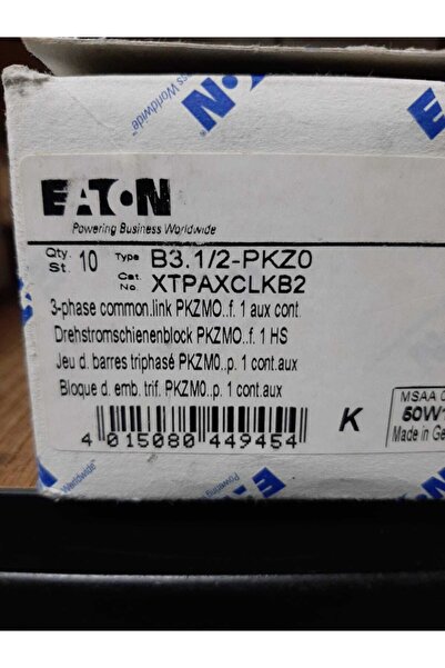 Eaton Pod de fază 3P 63A furcă B3.1/2-PKZ0 044945