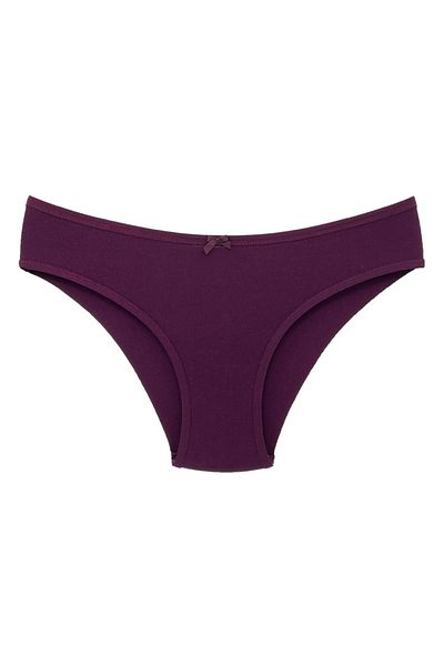 HNX Μωβ βαμβακερό ύφασμα Basic Slip Γυναικεία κιλότα