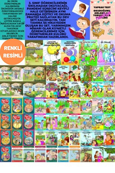 Ata Yayıncılık 3.sınıflar Için Eğitici Ve Eğlenceli Okuma Seti Tam Tamına 65 ...
