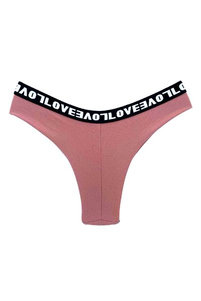 HNX Βαμβακερό ύφασμα βιζόν Love Elastic Brazilian γυναικείο εσώρουχο