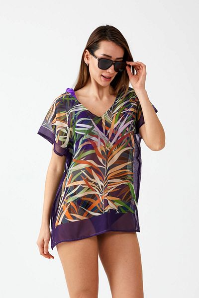 AYSHOME Μπλούζα παραλίας Ays Home Tropical Leaf