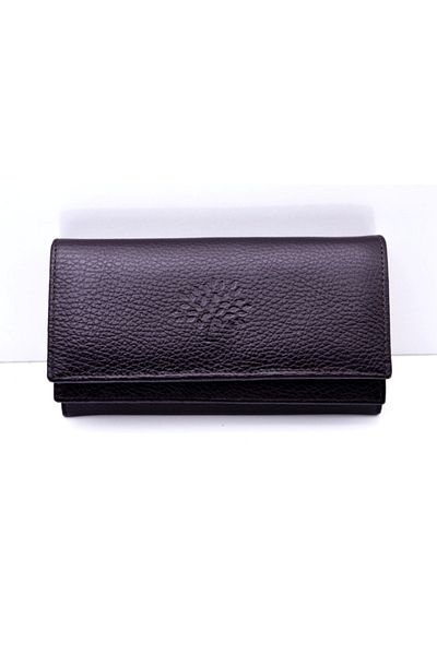 Veskemann Naomi Burgundy Genuine Leather Multi-Compartment Women's Wallet
