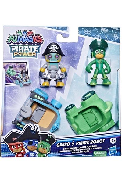 Hasbro Pj Masks Pirate Power Gekko-pirate Robot F2649 F4586 Licensed Product