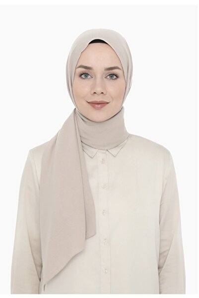 HFSCARFS Pamuk Jazz Şal Kum Bej