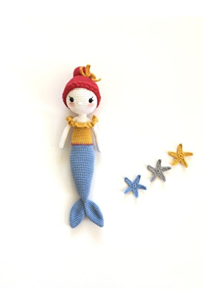 OYUNCAKPARK Milda Deniz Kızı Amigurumi Organik Oyuncak