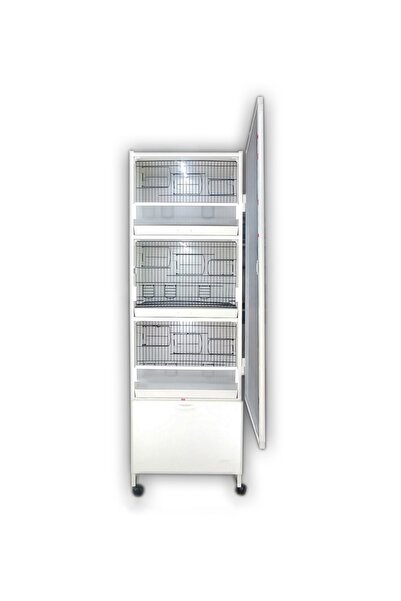 İstanbul Kafes - Model M03d - Pvc Kuş Dolabı – Dolap Kafes – Pvc Kafes – Salma Kafes (MONTAJLI KURULU GÖNDERİM)