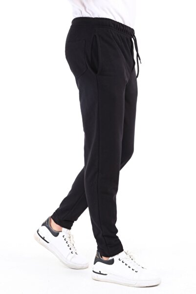 AUST GİYİM Ανδρικό φούτερ Aust Jeans Basic Style Elasticless Leg Slim Fit - Μαύρο