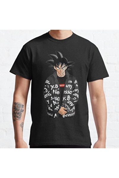 GALASHOP Goku Drip Classic Unisex Siyah Tshirt Model 1127