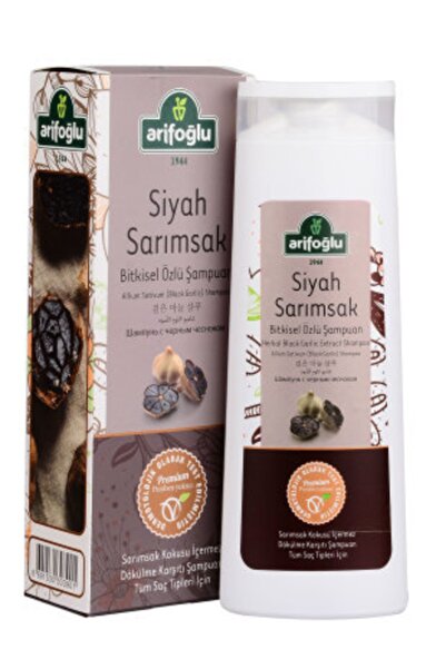 Arifoğlu Siyah Sarımsak Özlü Şampuan 400ml