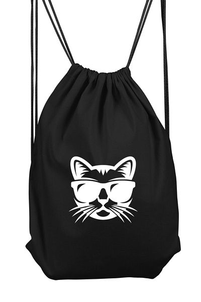 herotasarım Cat Sports Backpack - Με Γυαλιά, 36x50 cm Bll835
