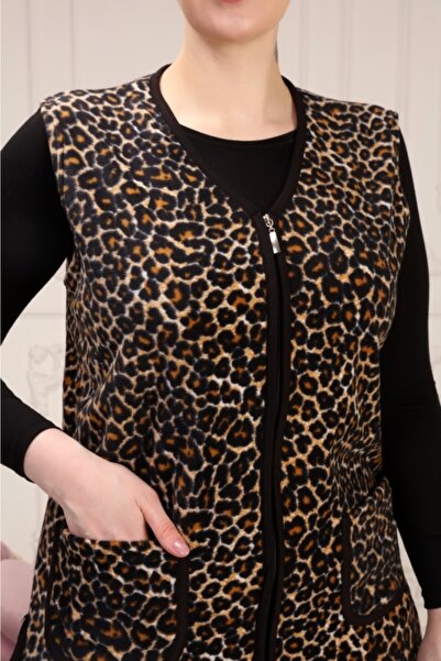 LİKAPA Comfortable Useful Fleece Vest - Plus Size Mother Vest