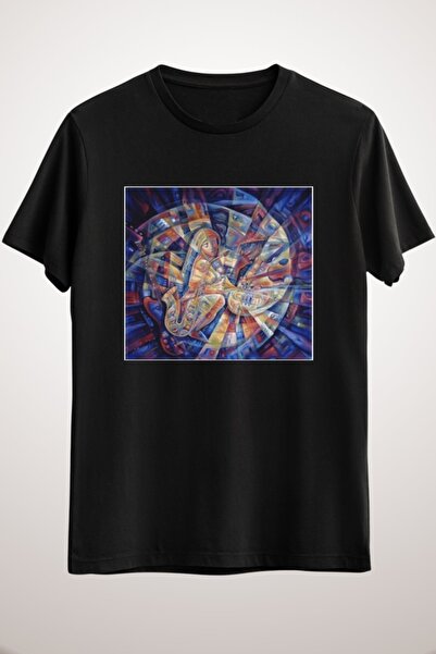 GreenMint للجنسين الأسود الموسيقى التي شيرت الموسيقى أنا أحب