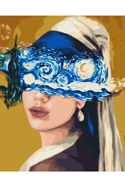 Genel Markalar Sayılarla Boyama Seti Çerçeveli Kasnaklı Hem Küpeli Hem Yıldız...