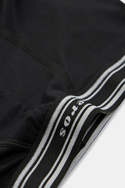 Eros Erkek Siyah Micromodal Boxer