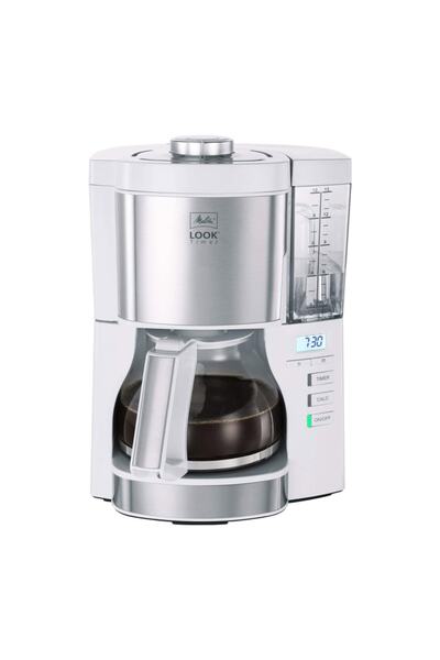 melitta Look V Timer Zaman Ayarlı Filtre Kahve Makinesi Beyaz