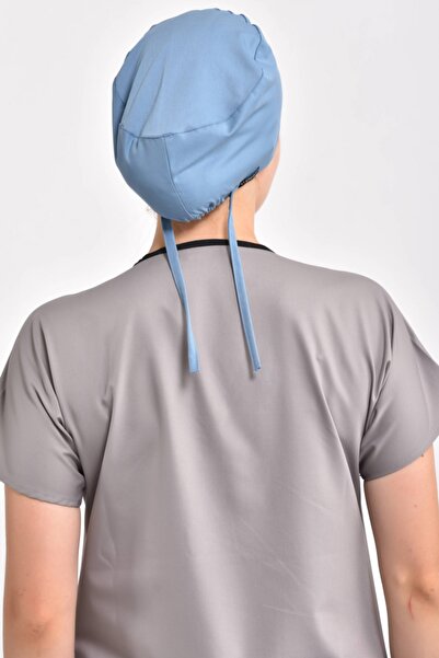 Owlet Medikal Likralı Açık Mavi Cerrahi Bone