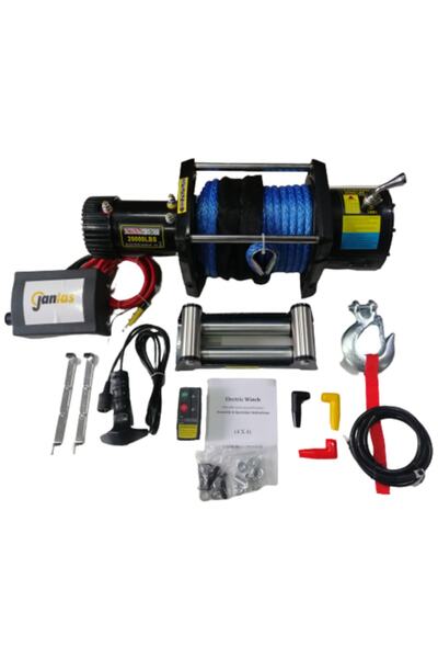 Janlas Extreme 20000 Lbs Sentetik Halatlı 4x4 Offroad Ve Oto Kurtarıcı Vinç