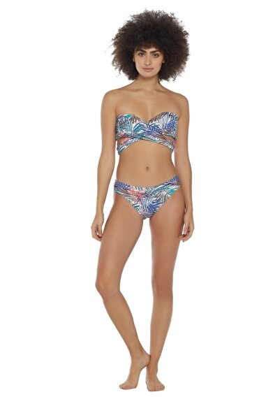 Eros Belden Bağlı Straplez Bikini Takımı