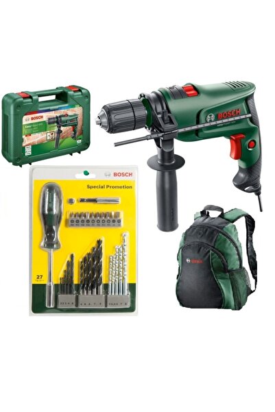 Bosch Easyimpact Uyumlu  600 Darbeli Matkap + 27 Parça Matkap Ucu Seti Vidala...