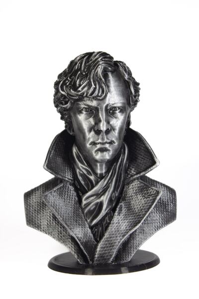 dream3d Sherlock Holmes Büst / Figür - Benedict Cumberbatch - 15 Cm