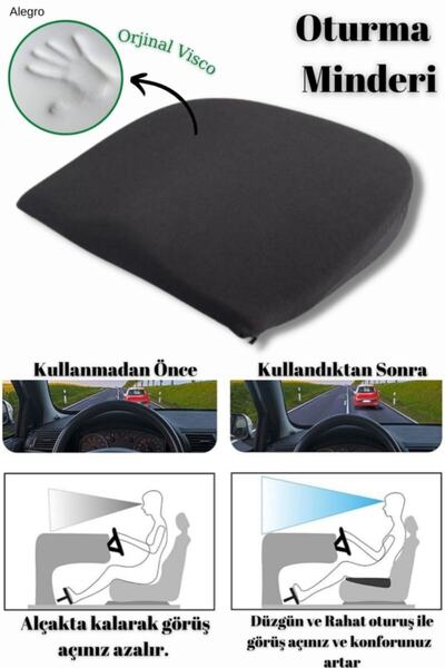 Ankaflex Visco Oturma Minderi Oto Ofis Sandalye Oturma Minderi
