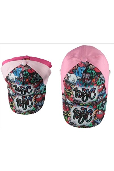 Kardelen Butik Denizli ( Binbirsurat ) Young Girl Nylon Hat ( 8-12 Years ) ( Fuchsia )