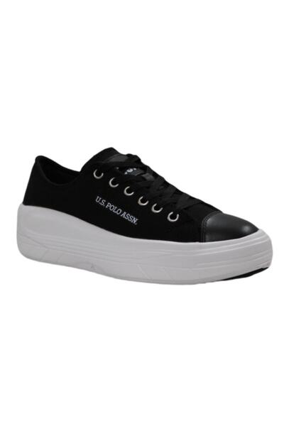 U.S. Polo Assn. Cleme 2fx Kadın Siyah Sneaker Ayakkabı 101103660